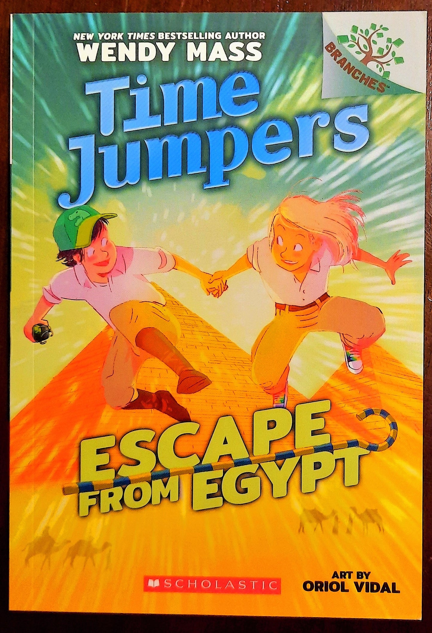 Escape From Egypt #2 by Wendy Mass (Time Jumpers, New, 2018, Pbk, 96 pages, Scholastic)