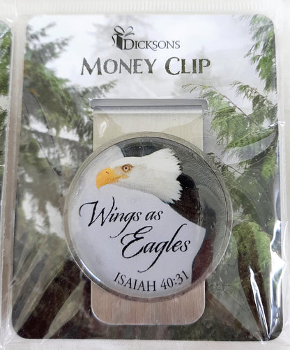 Wings as Eagles Money Clip Isaiah 40:31 by Dicksons (New, Man's Gift)