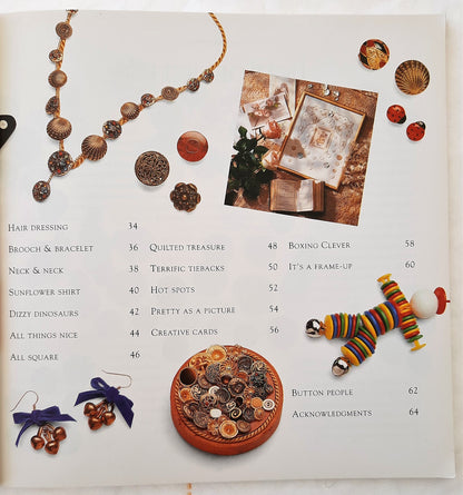 Keepsake Crafts: Buttons by Jo Moody (Very Good, Pbk, 1995, 63 pages, Sunset Books)