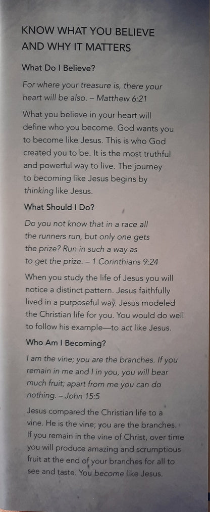 NIV Believe Bible by Randy Frazee (New, 2015, HC, 507 pages, Zondervan, 11.5 pt text)