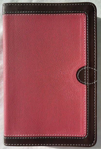 NIV Thinline Compact Bible (New, 2017, Leathersoft-Pink Chocolate, 1088 pages, Zondervan)