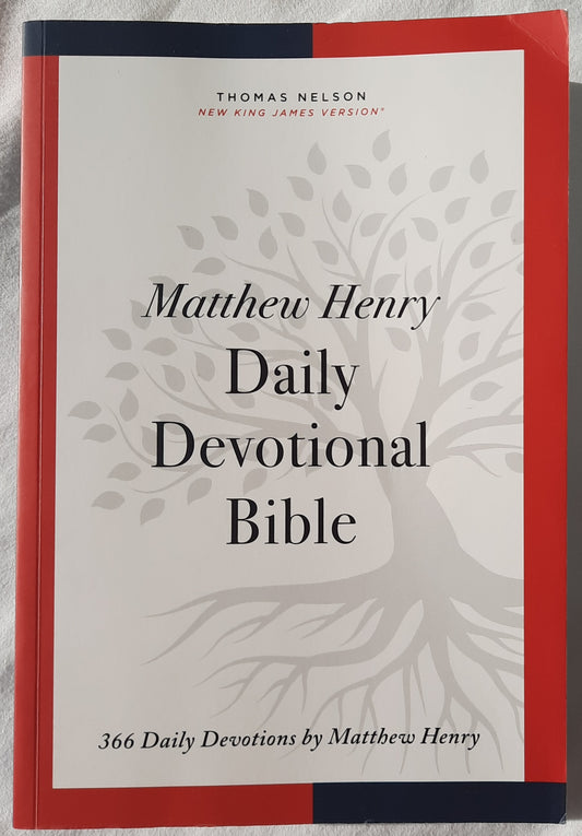 NKJV Matthew Henry Daily Devotional Bible (New, 2022, Pbk, 1464 pages, Thomas Nelson)