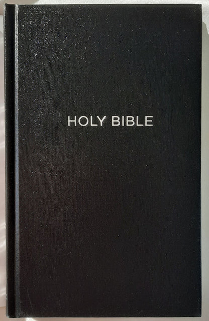 NKJV Pew Bible (New, Black Cover, 2018, HC, 880 pages, Thomas Nelson, Red Letter)