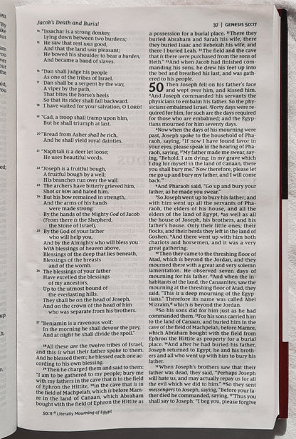 NKJV Pew Bible (New, Black Cover, 2018, HC, 880 pages, Thomas Nelson, Red Letter)
