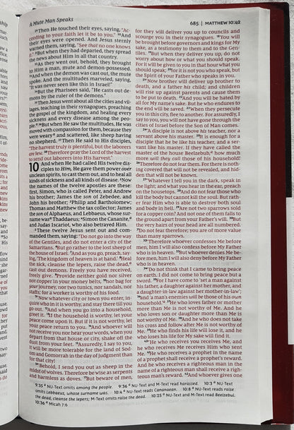 NKJV Pew Bible (New, Black Cover, 2018, HC, 880 pages, Thomas Nelson, Red Letter)