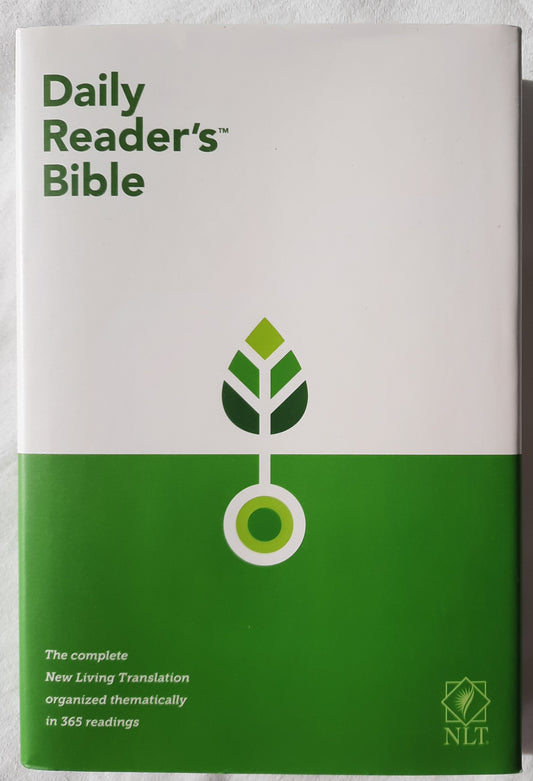 NLT Daily Reader's Bible (New, 2020, HC, 1123 pages, Tyndale House, Red Letter)