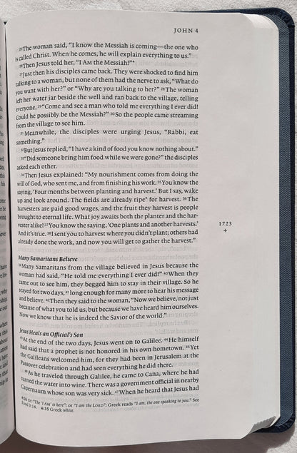 NLT Filament Edition Bible (New, 2018, HC Cloth, Midnight Blue, 2179 pages, Tyndale House)