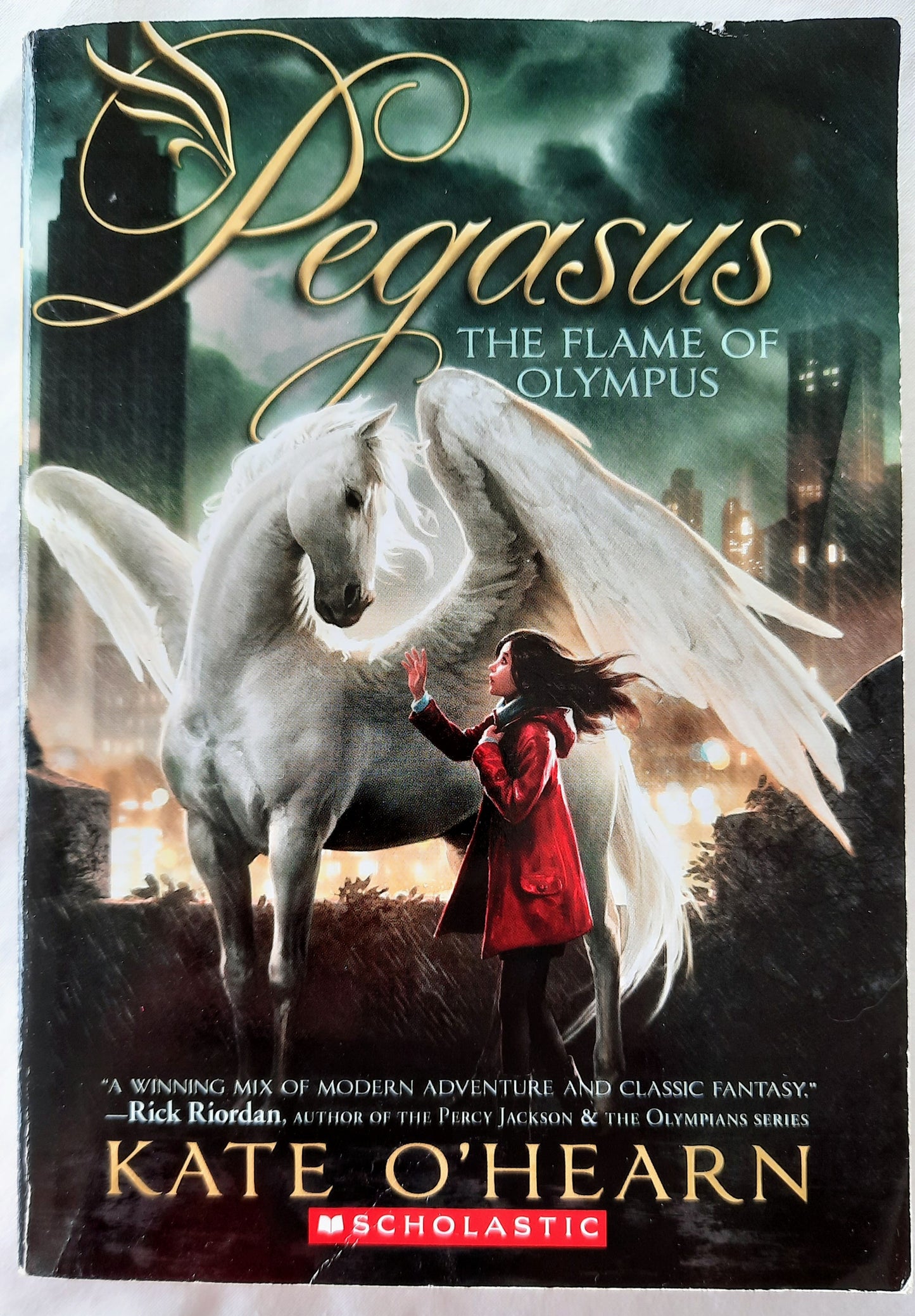 Pegasus: The Flame of Olympus by Kate O'Hearn (Very Good, Pbk, 2011, 385 pgs)