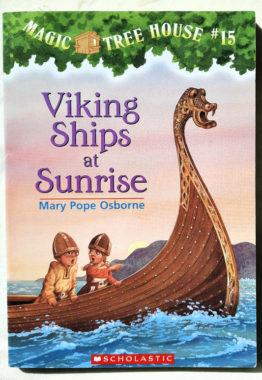 Magic Tree House #15 Viking Ships at Sunrise by Mary Pope Osborne (Good, 1999, PBk, 73 pgs)