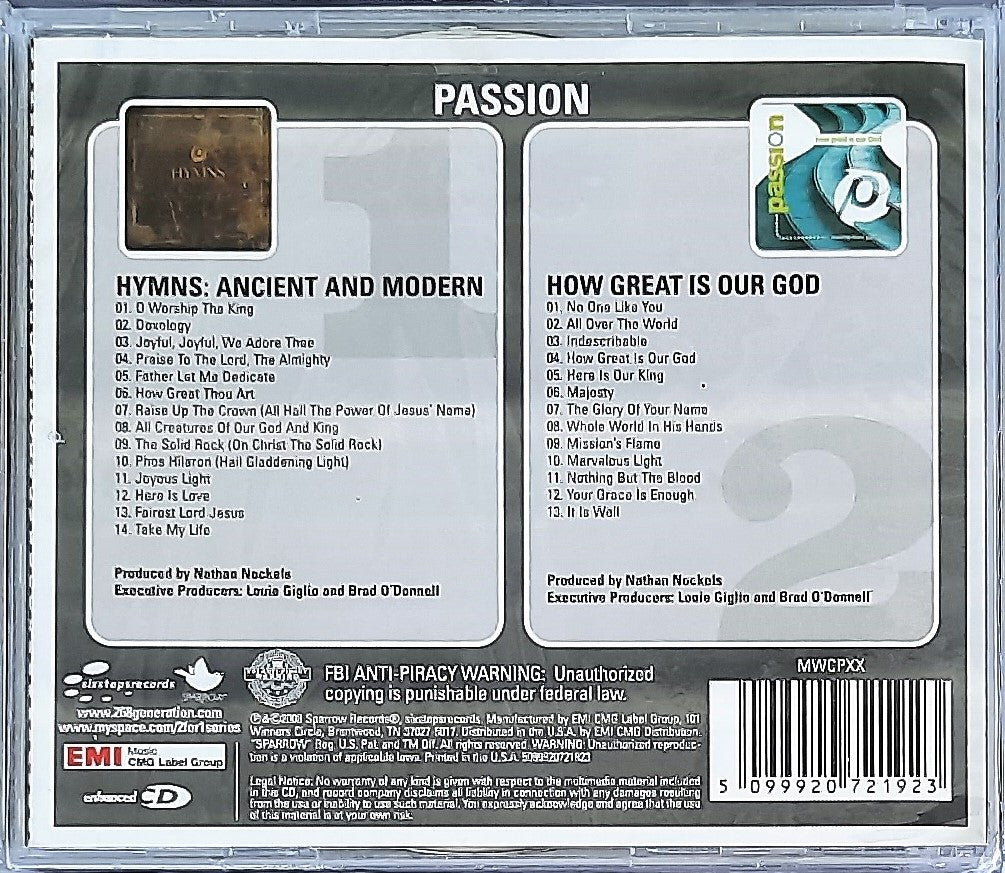 Hymns: Ancient & Modern and How Great is GOD by Passion CD (New, 2008, Sparrow)