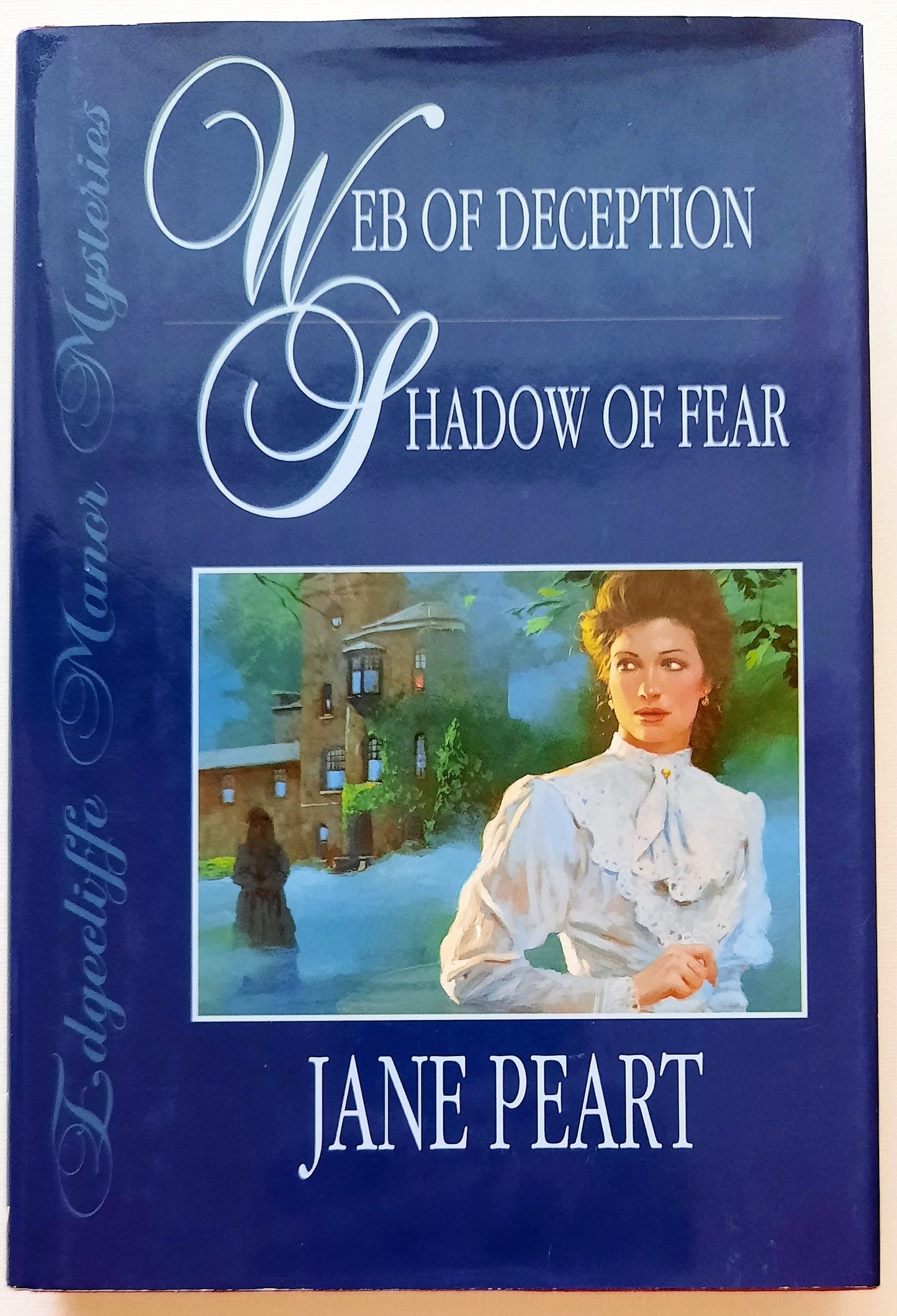 Web of Deception & Shadow of Fear by Jane Peart (2-n-1, Very good, HC, 1996, Revell)