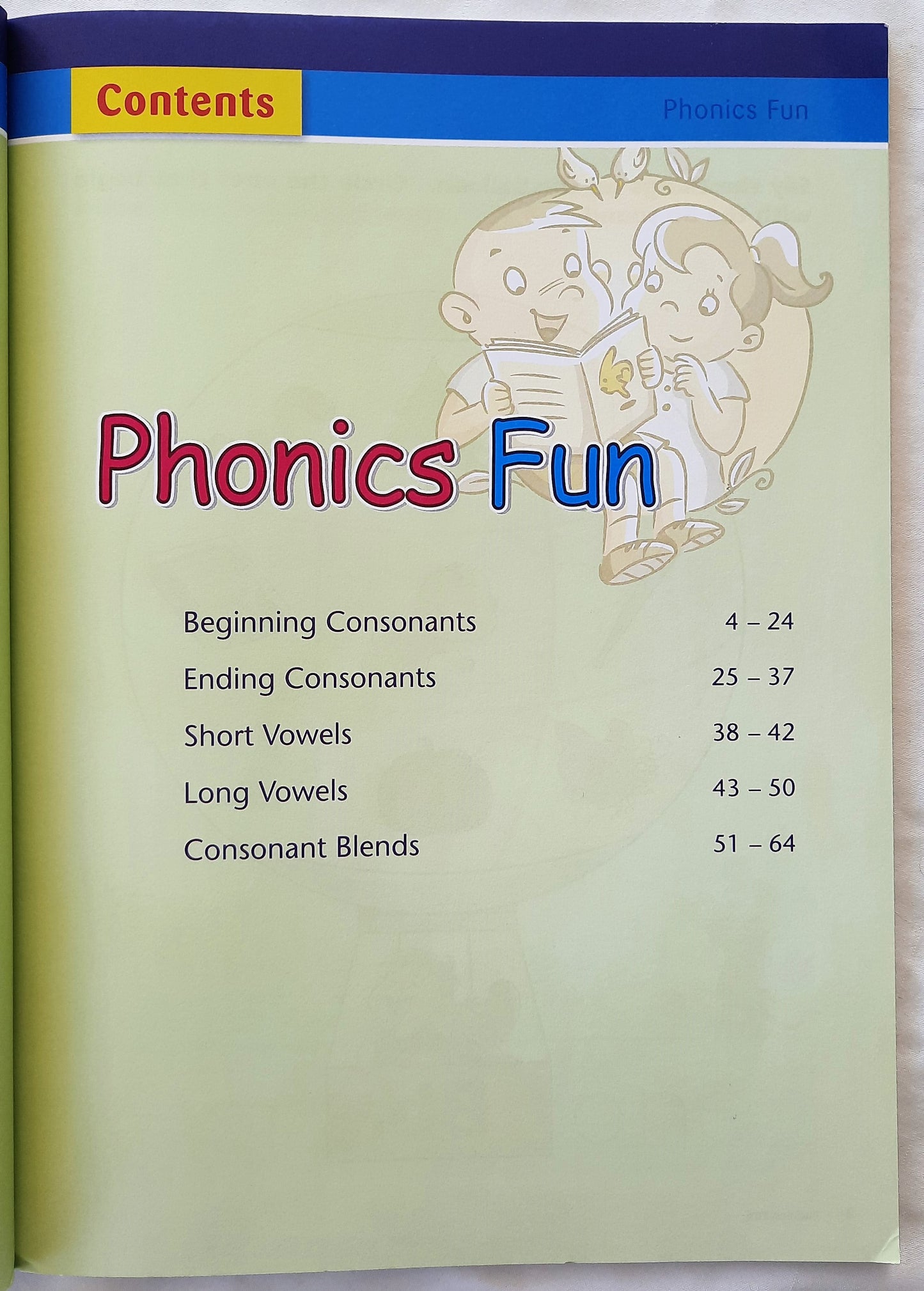 Phonics Fun Grade K Early Learning Fun Activity Book (NEW, 2015, Pbk, 64 pages)