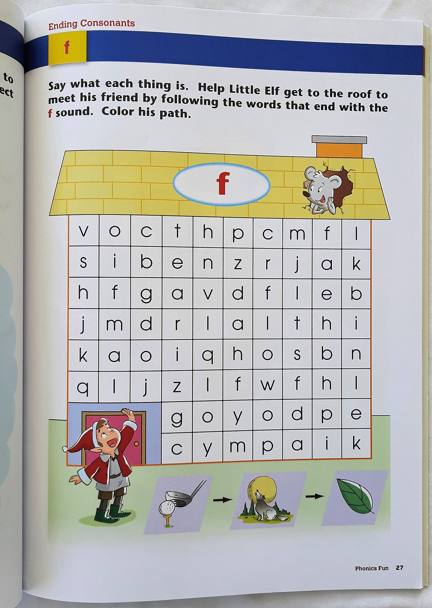 Phonics Fun Grade K Early Learning Fun Activity Book (NEW, 2015, Pbk, 64 pages)