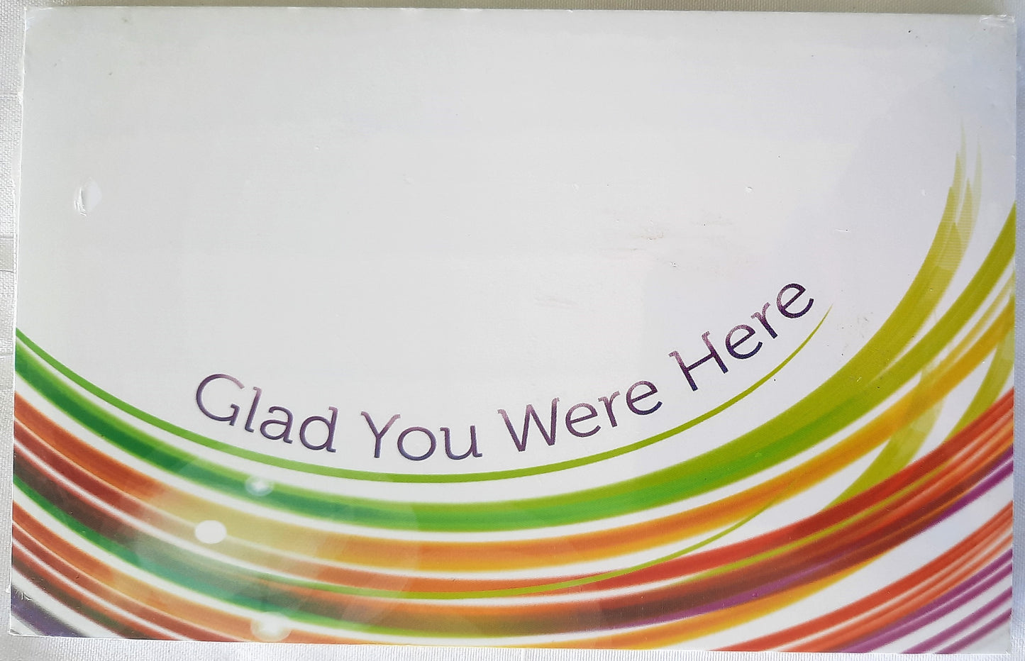 Glad You Were Here Group Church Outreach Postcards Romans 8:28 (New, 25/pack, Warner Press)