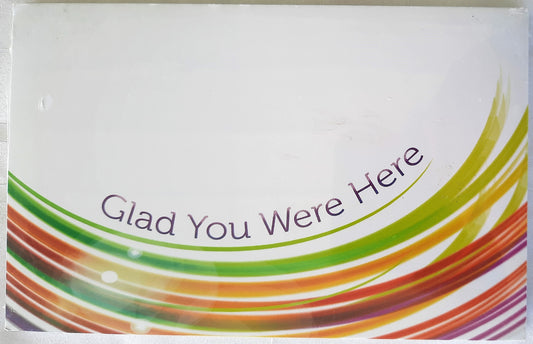 Glad You Were Here Group Church Outreach Postcards Romans 8:28 (New, 25/pack, Warner Press)