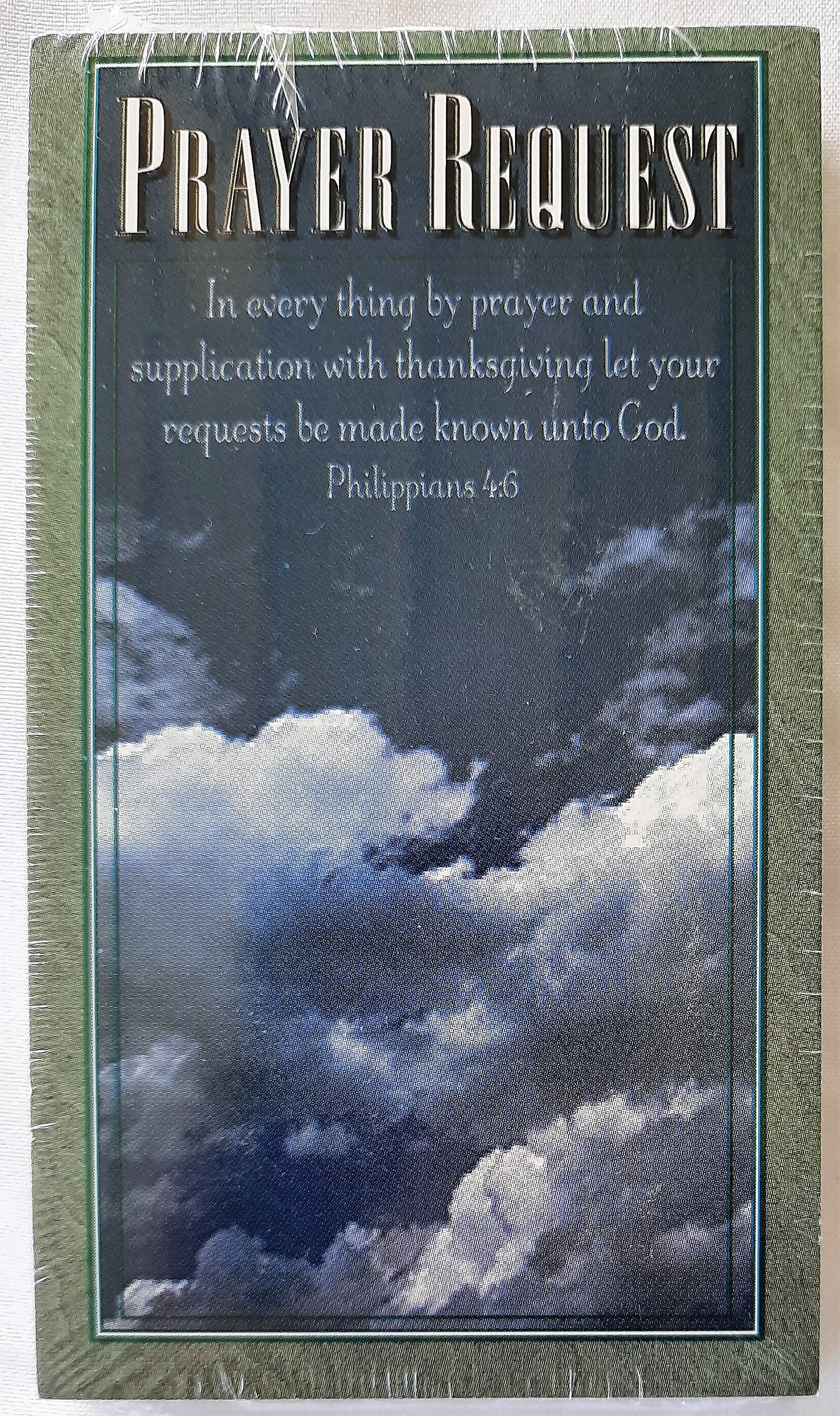 Prayer Request Pew Cards Philippians 4:6 KJV (NEW, 50/pack, 2.75 x 5 inches)