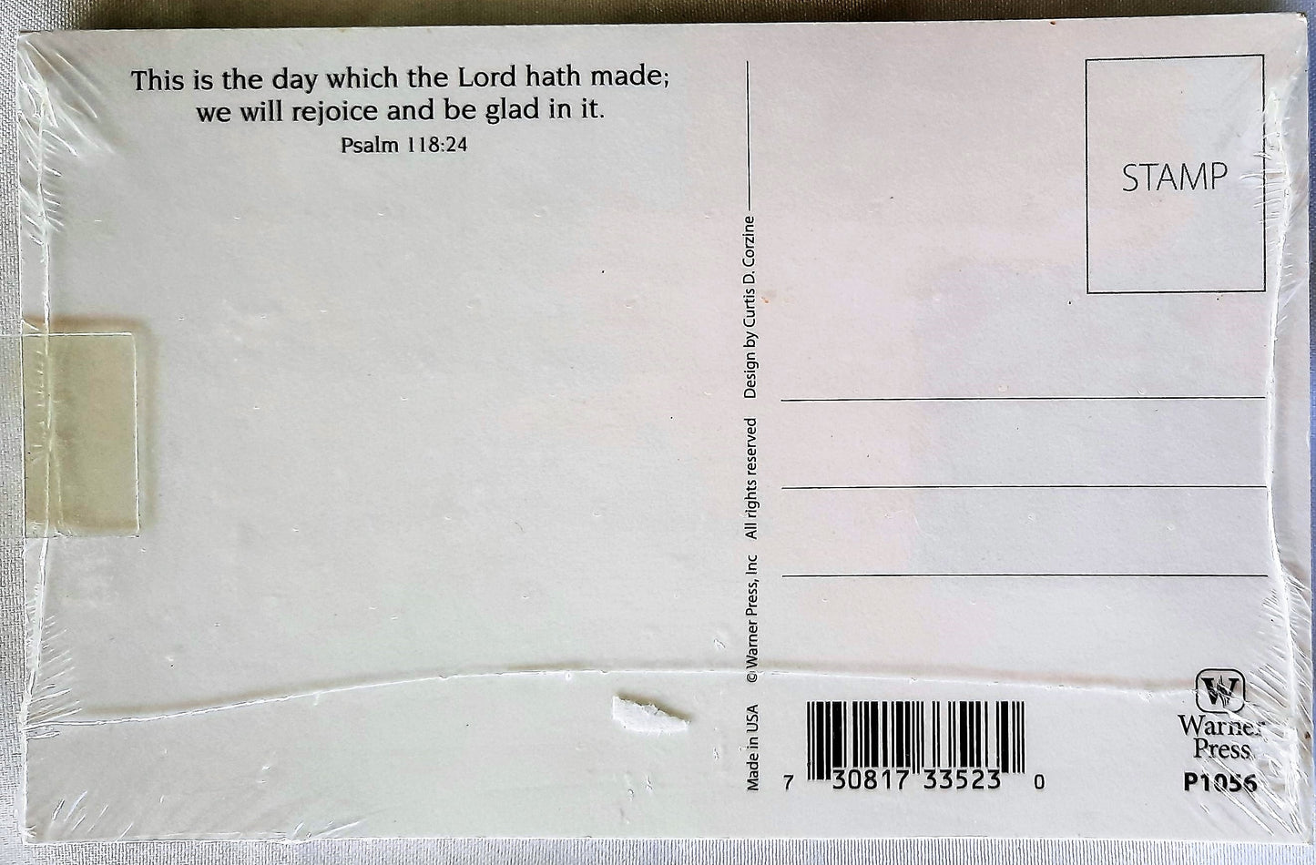 Happy Birthday Church Outreach Postcards Tulips Psalm 118:24 (New, 25/pack)