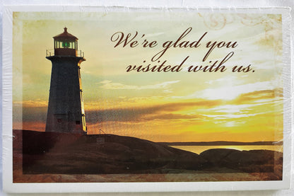 We're glad you visited with us. Psalm 122: 1 HCSB Outreach Postcards (New, 25/pack, Broadman Church Supplies)