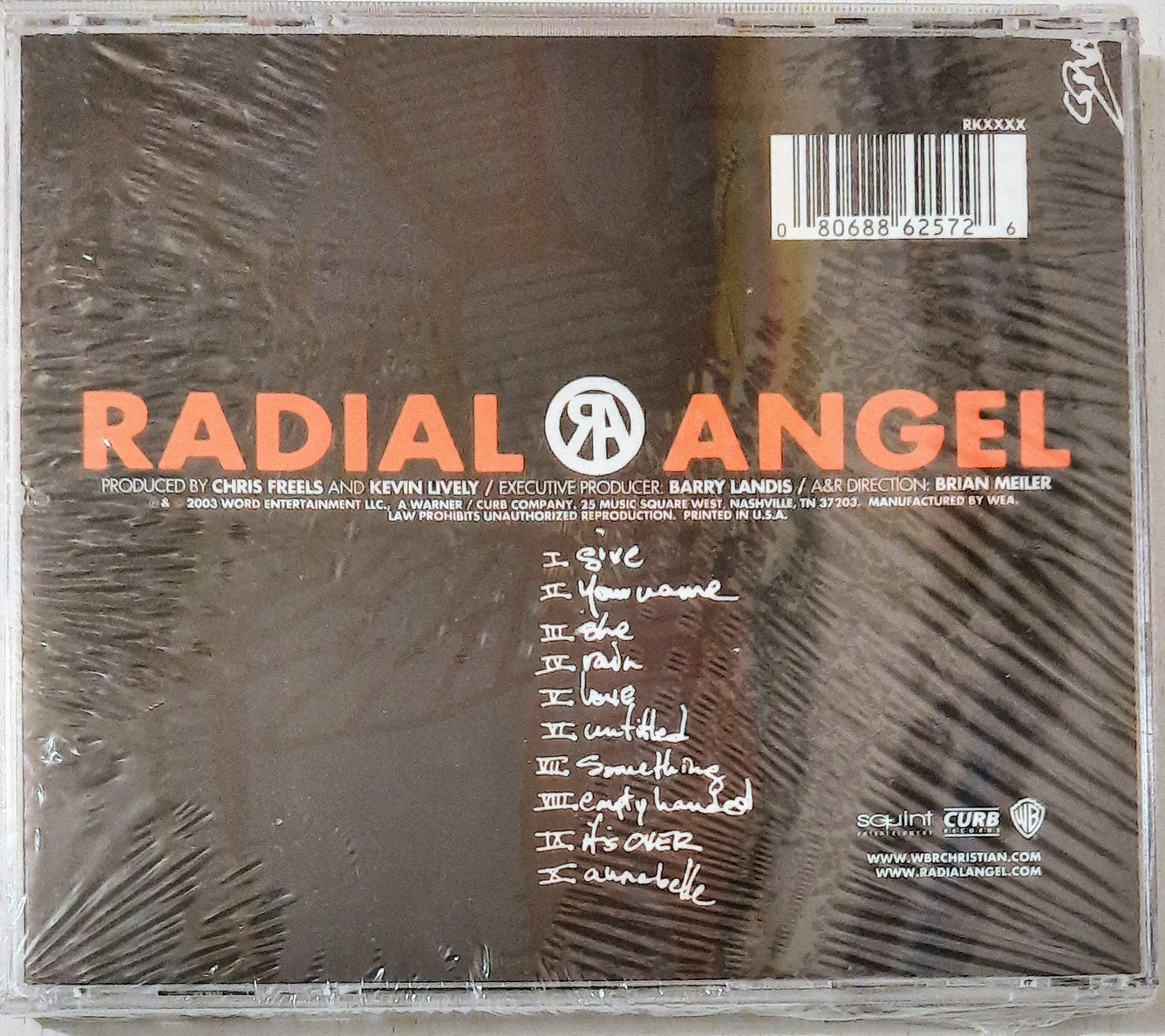 One More Time by Radial Angel Christian Music CD (New, 2007, Curb Records)