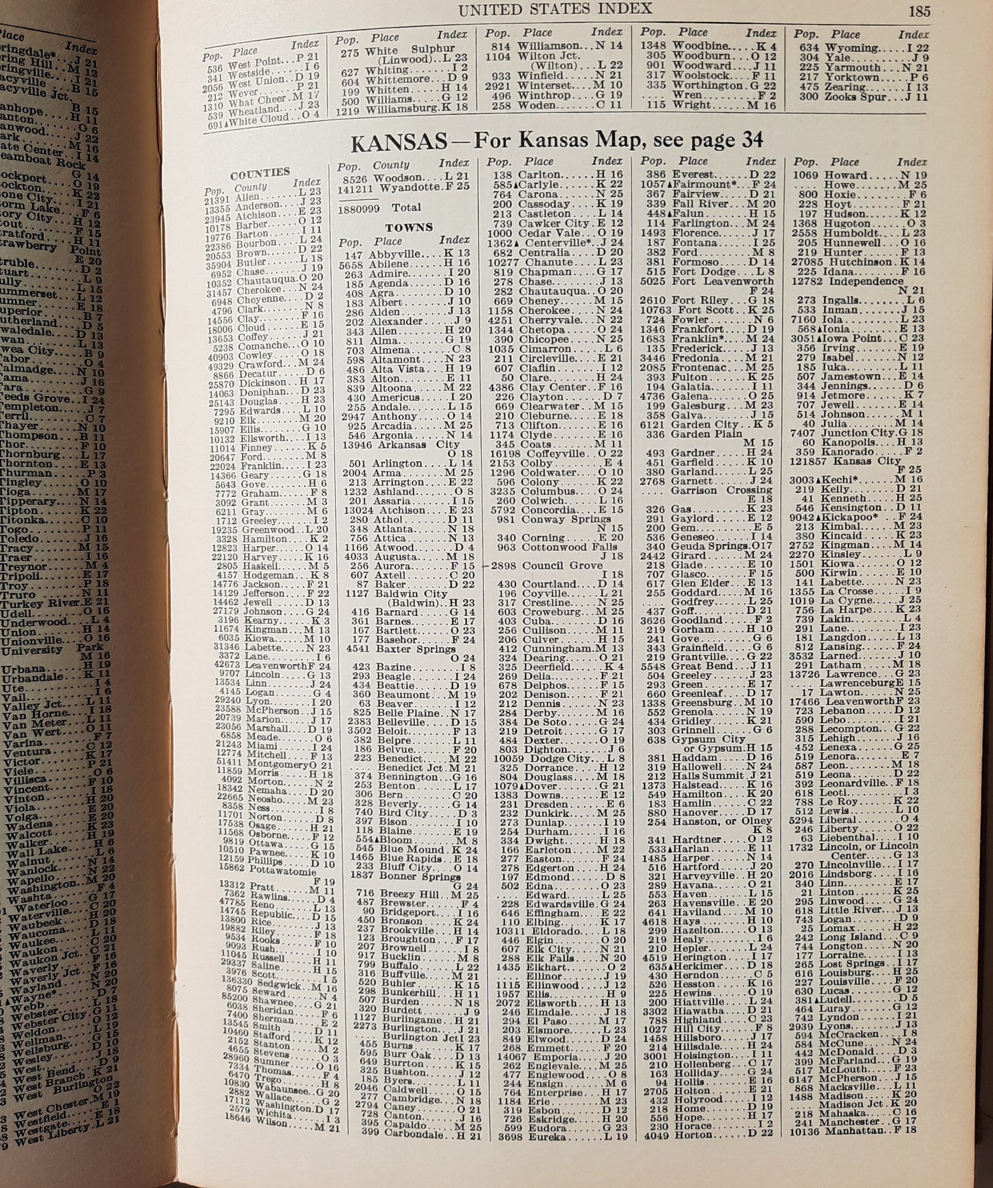 Rand McNally World Atlas Readers Edition 1931 (Good, 1931, HC, 290 pages)