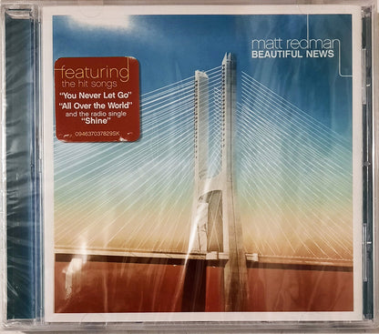 Beautiful News by Matt Redman Christian Music CD (New, 2007, Sparrow Records)