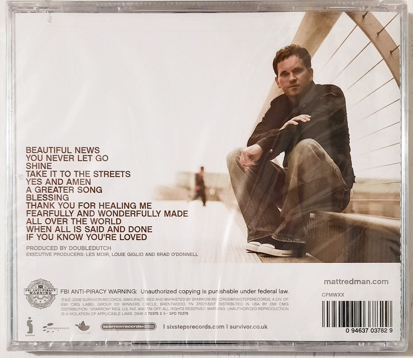 Beautiful News by Matt Redman Christian Music CD (New, 2007, Sparrow Records)