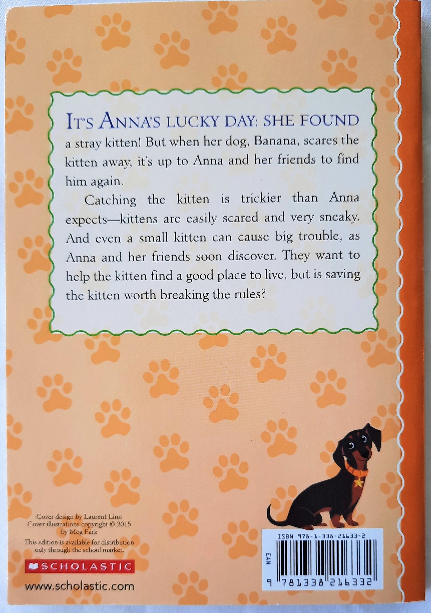 Anna, Banana, and the Little Lost Kitten by Anica Mrose Rissi (New, 2017, Pbk, 144 pgs)