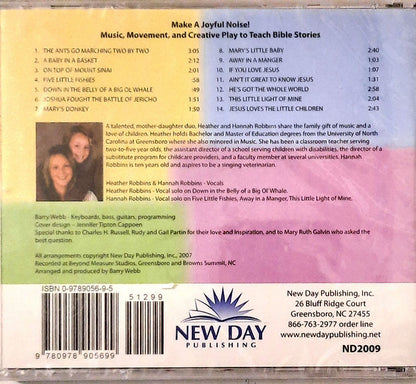 Make a Joyful Noise! Bible Stories CD by Heather Robbins (New, 2007, New Day)