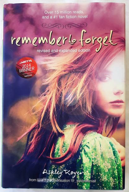 Remember To Forget Revised by Ashley Royer (New, HC 2016, 297 pgs, Blink)