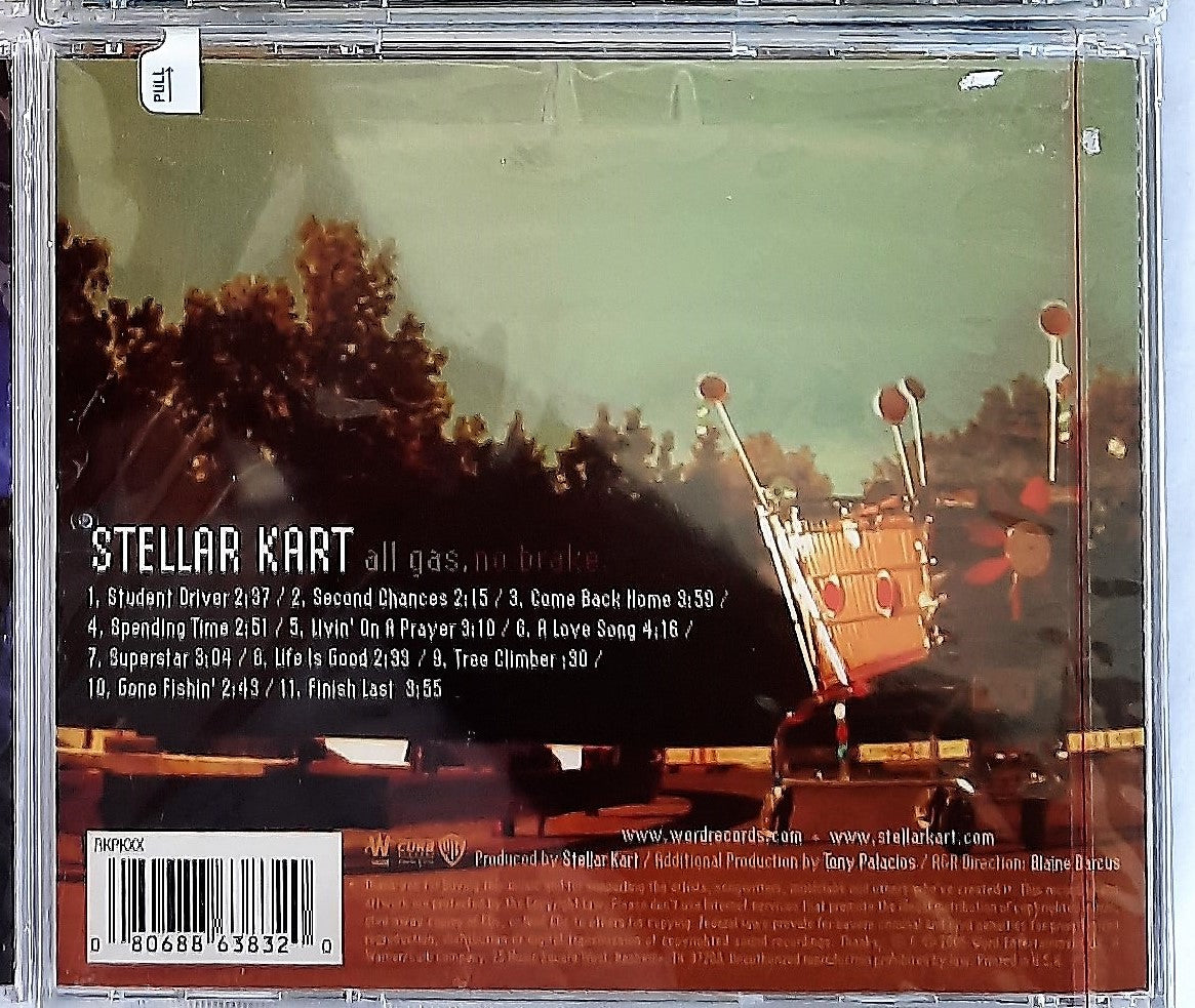 All Gas. No Brake. by Stellar Kart Christian Music Audio CD (New, Word, 2005)