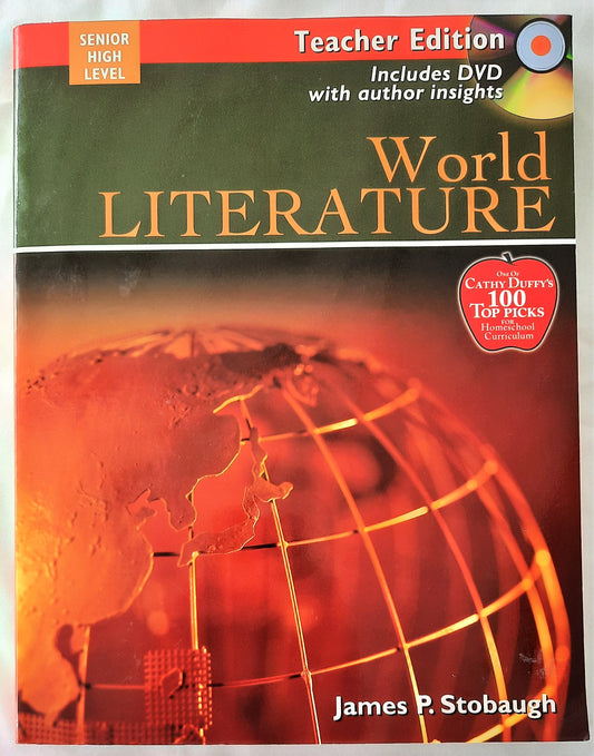 World Literature Teacher Edition by James Stobaugh (New, PBK, 2005) High School