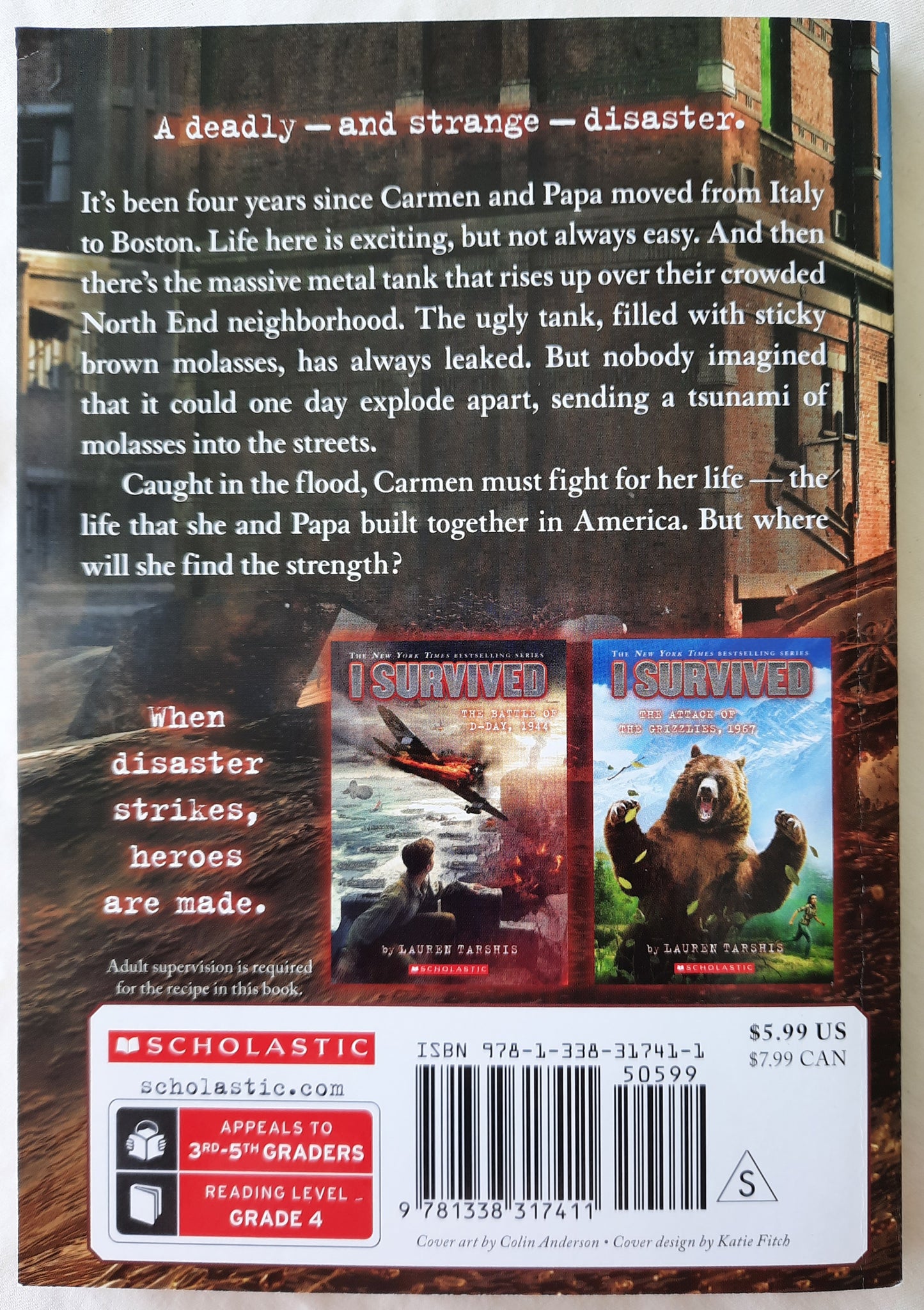 I Survived The Great Molasses Flood, 1919 by Lauren Tarshis (New, 2019, Pbk)