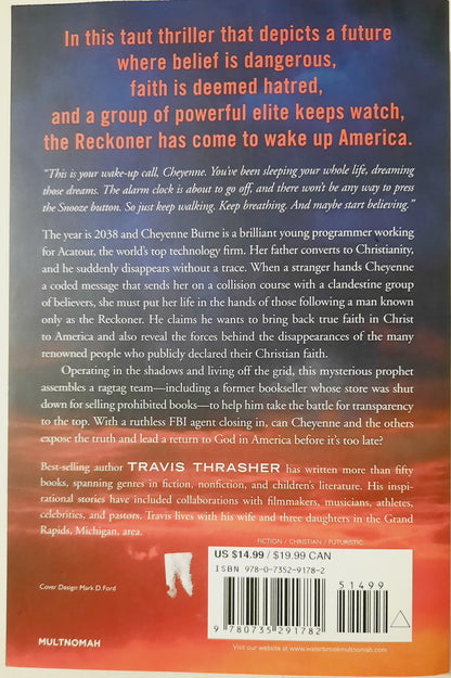 American Omens: The Coming Fight for Faith Travis Thrasher (Like new, 2019, Pbk, 352 pages, Multnomah)