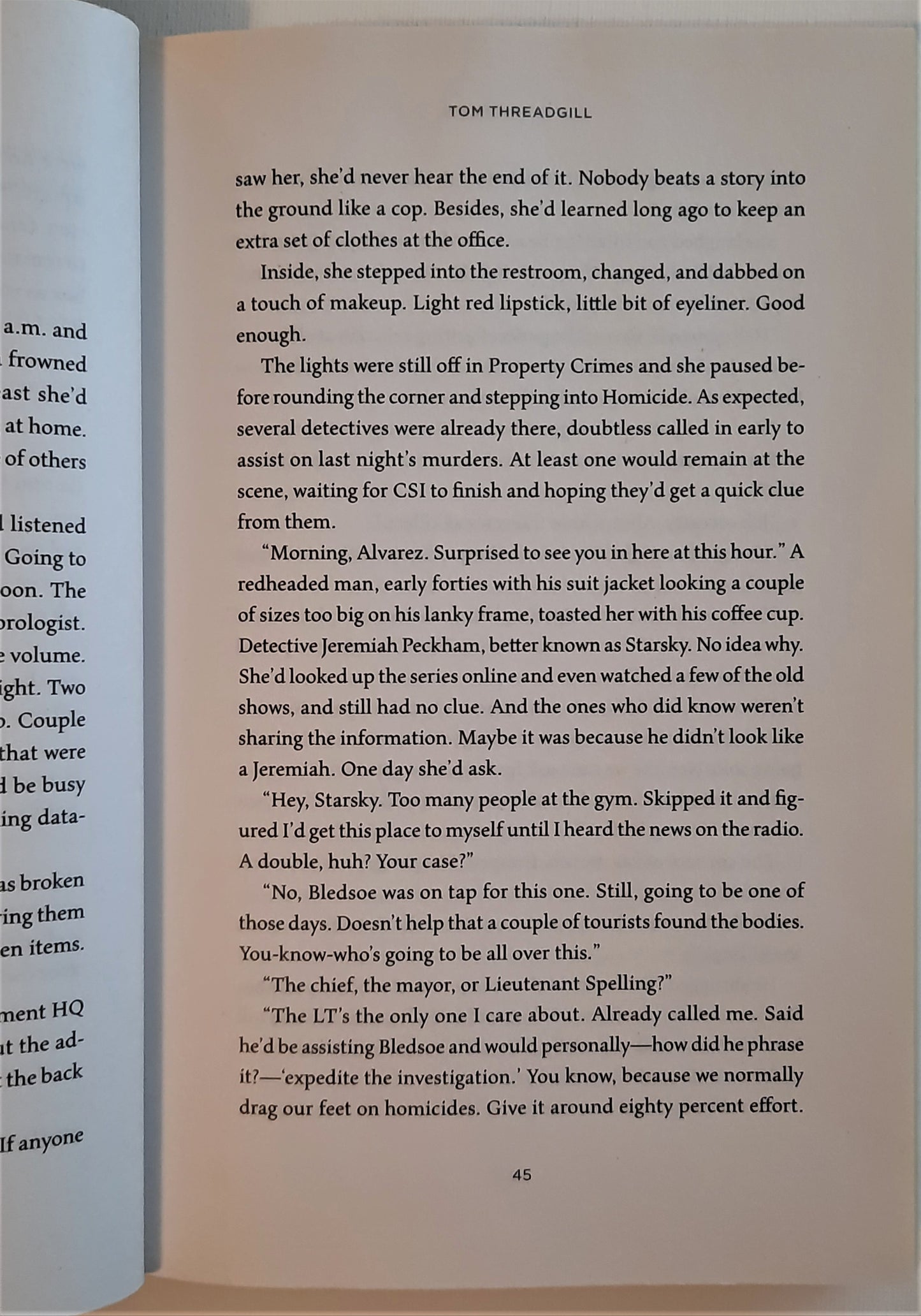 Collision of Lies by Tom Threadgill (Amara Alvarez #1, Very good, 2020, Pbk, 400 pages, Revell)