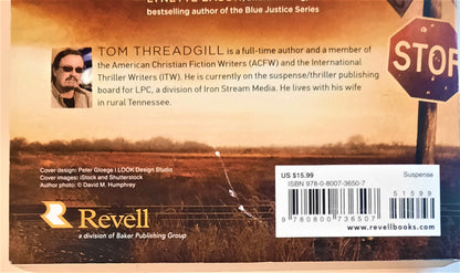 Collision of Lies by Tom Threadgill (Amara Alvarez #1, Very good, 2020, Pbk, 400 pages, Revell)