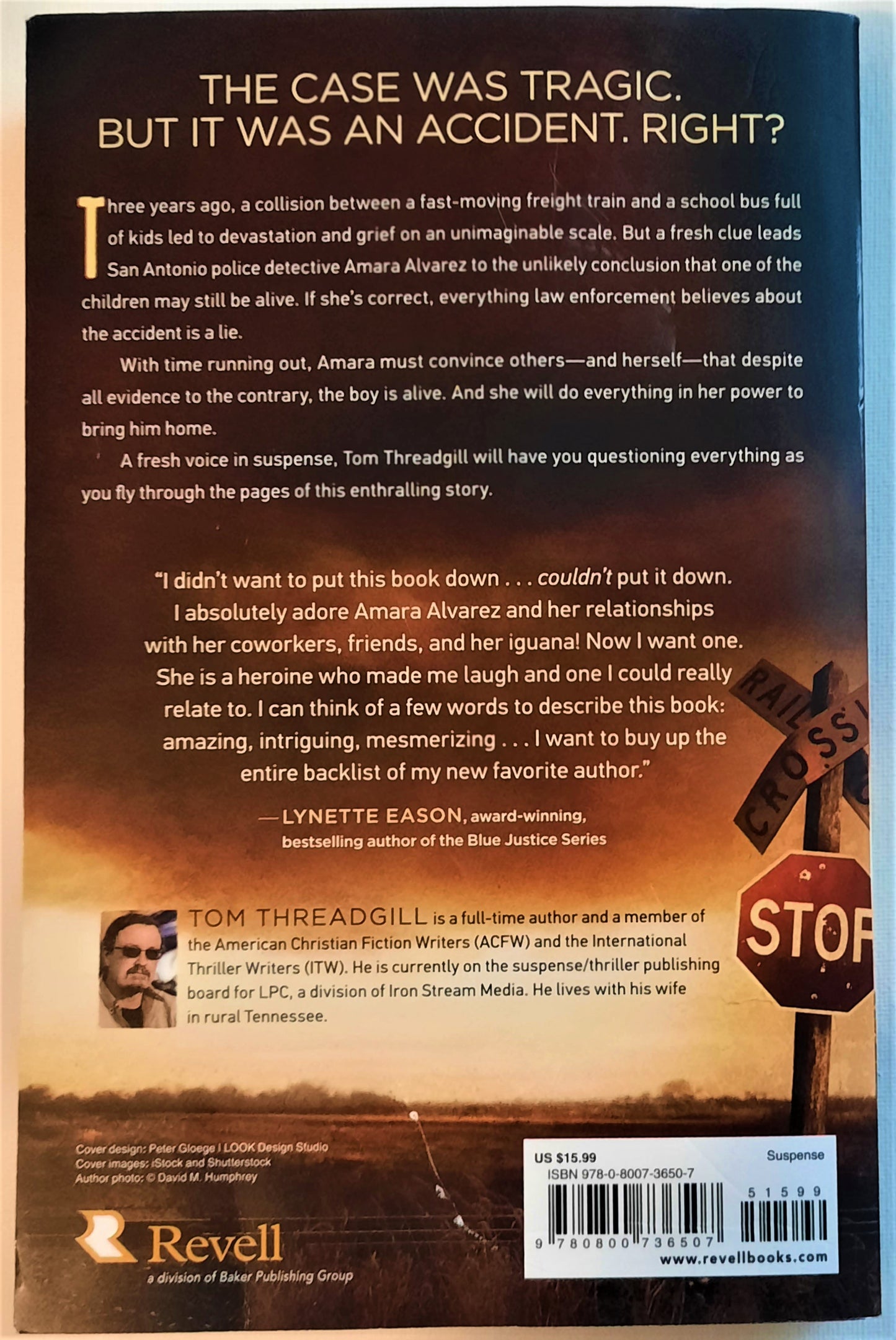 Collision of Lies by Tom Threadgill (Amara Alvarez #1, Very good, 2020, Pbk, 400 pages, Revell)