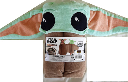 Hooded Towel Star Wars The Mandalorian The Child/Baby Yoda Grogu NEW