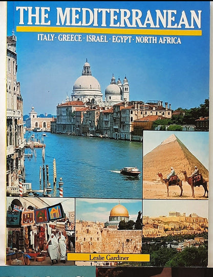 The Mediterranean by Leslie Gardiner (Italy, Greece, Israel, Egypt, North Africa; Very good, Pbk, 64 pgs)