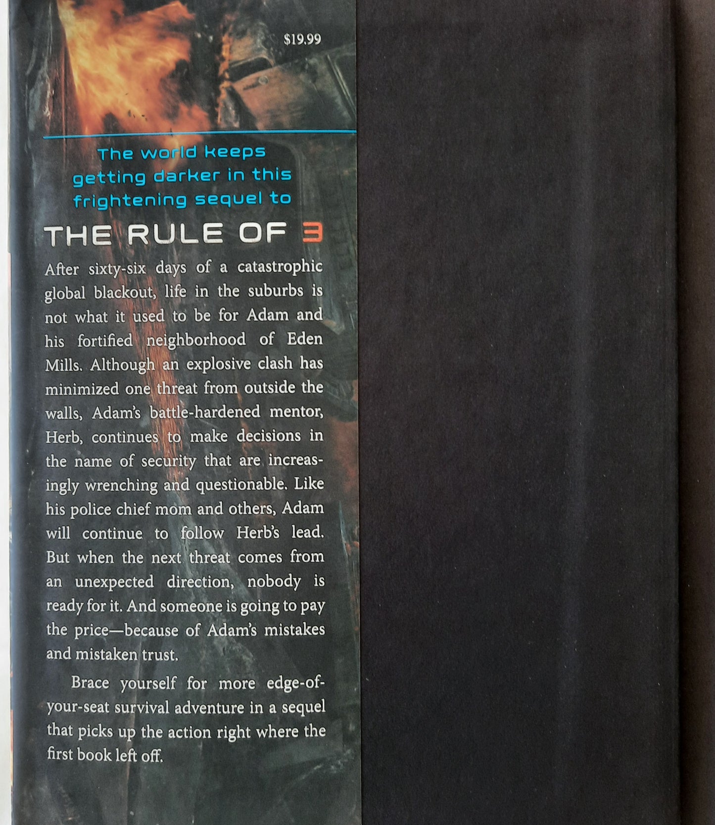 The Rule of 3: Fight for Power #2 by Eric Walters (Very good, 2013, HC, 346 pgs)