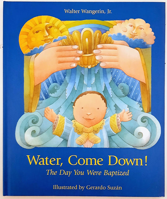 WATER, COME DOWN! The Day You Were Baptized by Walter Wangerin, Jr. (New, 1999, HC, 40 pgs, Augsburg Bks)