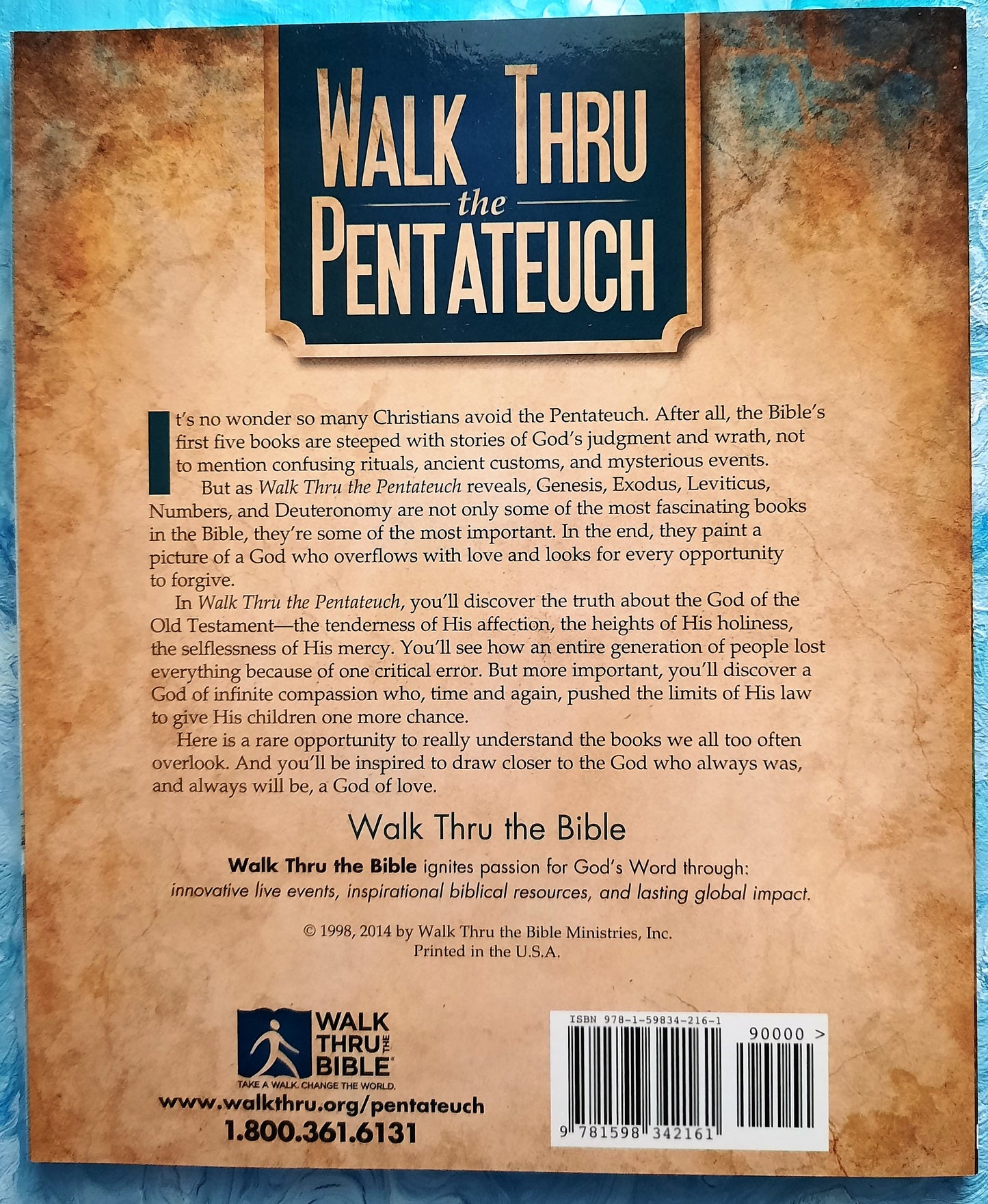 Walk Thru the Pentateuch: Course Workbook by Bruce H. Wilkinson (NEW, 2014, Pbk)