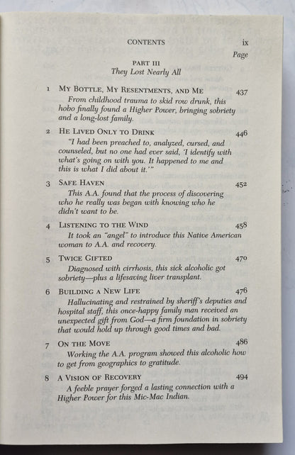 Alcoholics Anonymous Fourth Edition (Very good, 2001, Pbk, 575 pgs, Large Print)