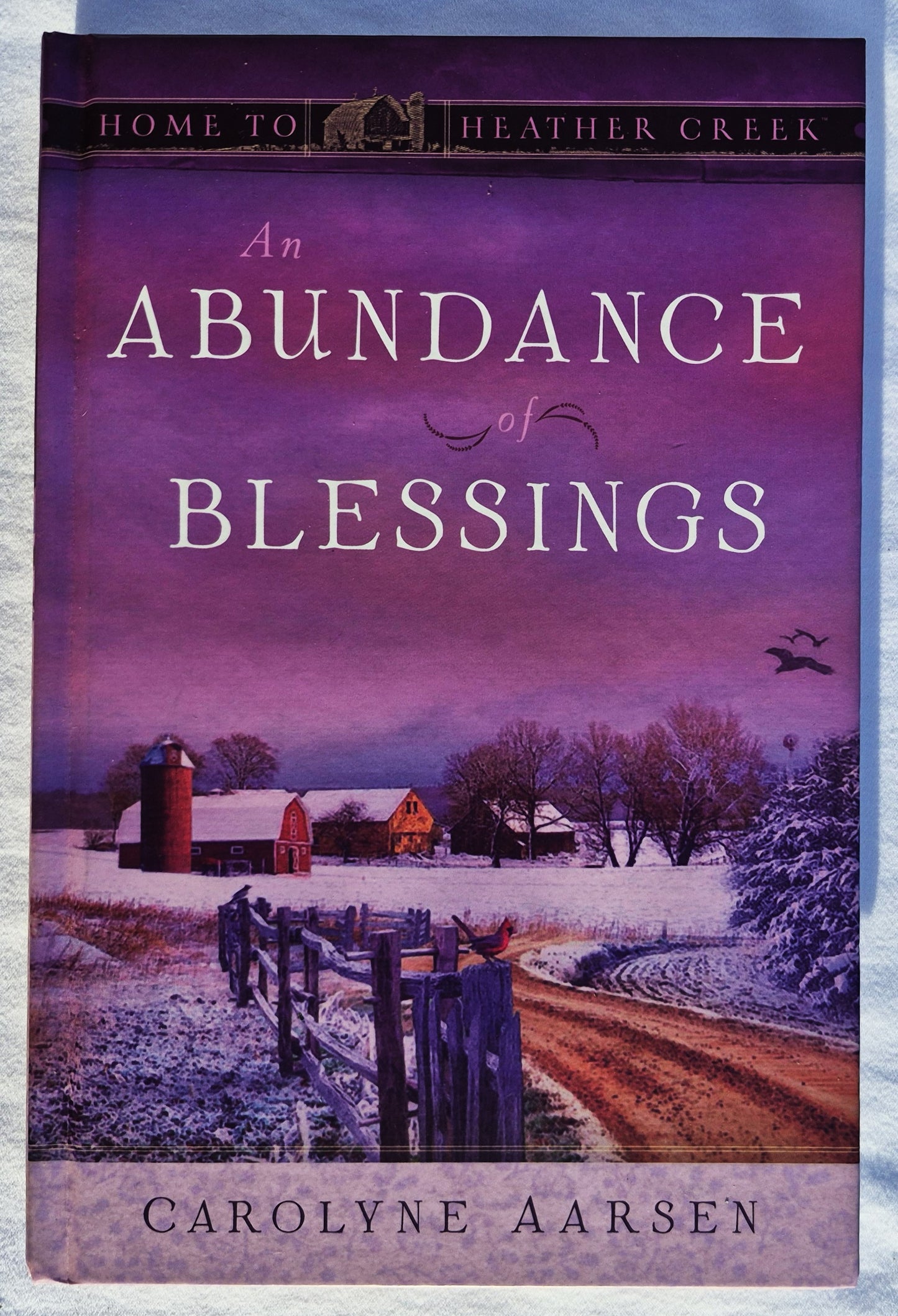An Abundance of Blessings by Carolyne Aarsen (Home to Heather Creek #6, Very good, 2008, HC, 244 pages, Guideposts)