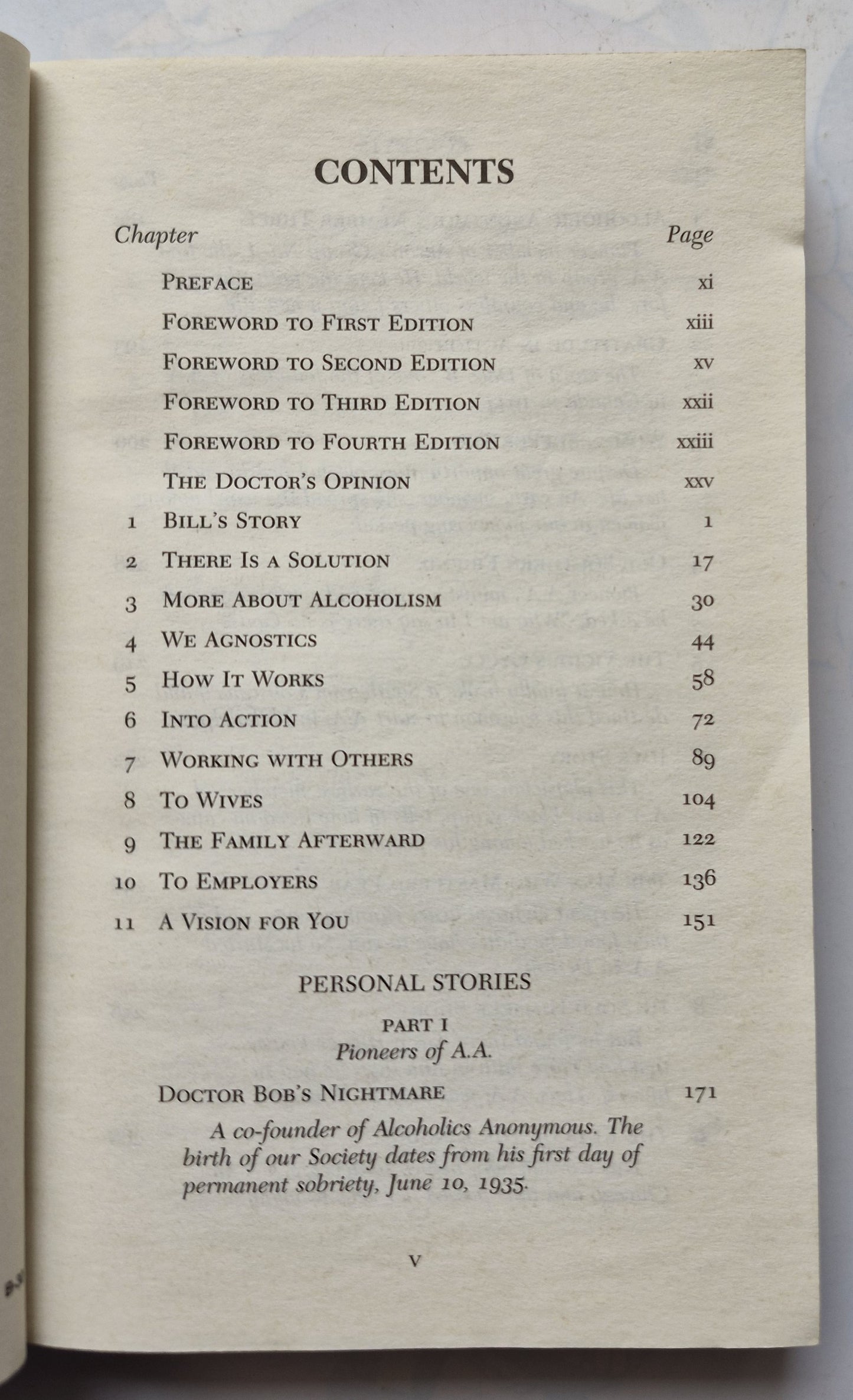 Alcoholics Anonymous Fourth Edition (Very good, 2001, Pbk, 575 pgs)
