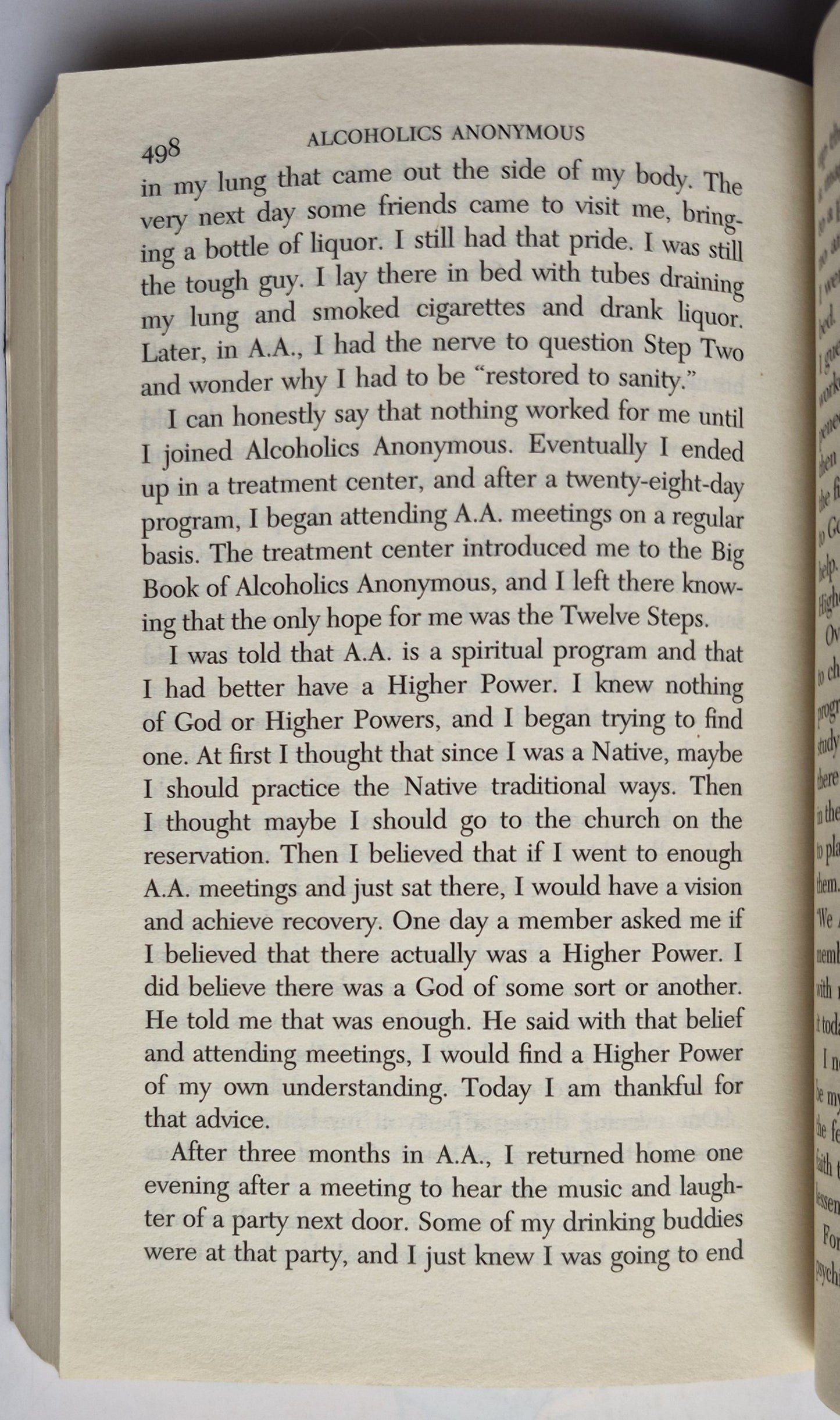 Alcoholics Anonymous Fourth Edition (Very good, 2001, Pbk, 575 pgs)
