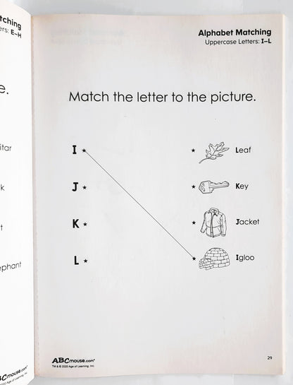 ABCmouse.com Phonics Consonants and Vowels Workbook (Good, 2020, Pbk, 82 pages, Bendon)