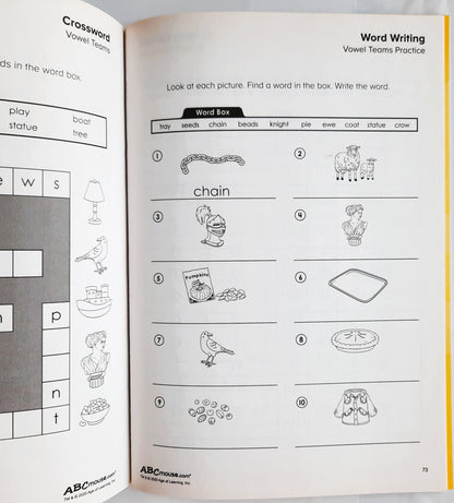 ABCmouse.com Phonics Consonants and Vowels Workbook (Good, 2020, Pbk, 82 pages, Bendon)