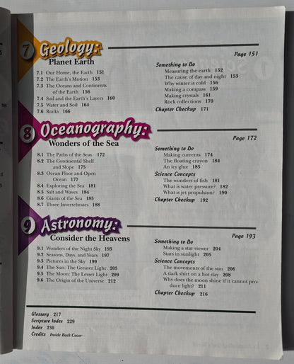 Abeka Understanding God's World Fourth Ed. Grade 4 Textbook (Good, 2008, Pbk, 237 pages, A Beka Book)