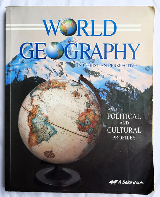 Abeka World Geography in Christian Perspective Student Textbook (Good, 2009, Pbk, 286 pages)