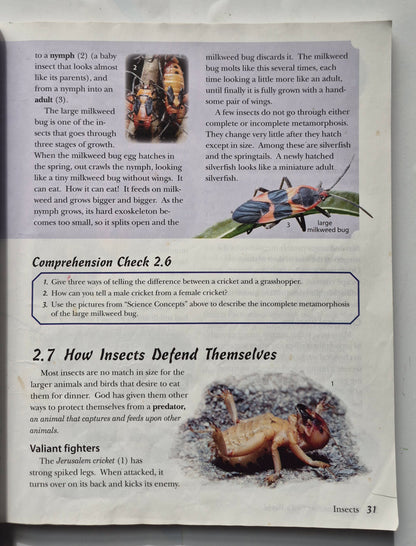 Abeka Understanding God's World Fourth Ed. Grade 4 Textbook (Good, 2008, Pbk, 237 pages, A Beka Book)